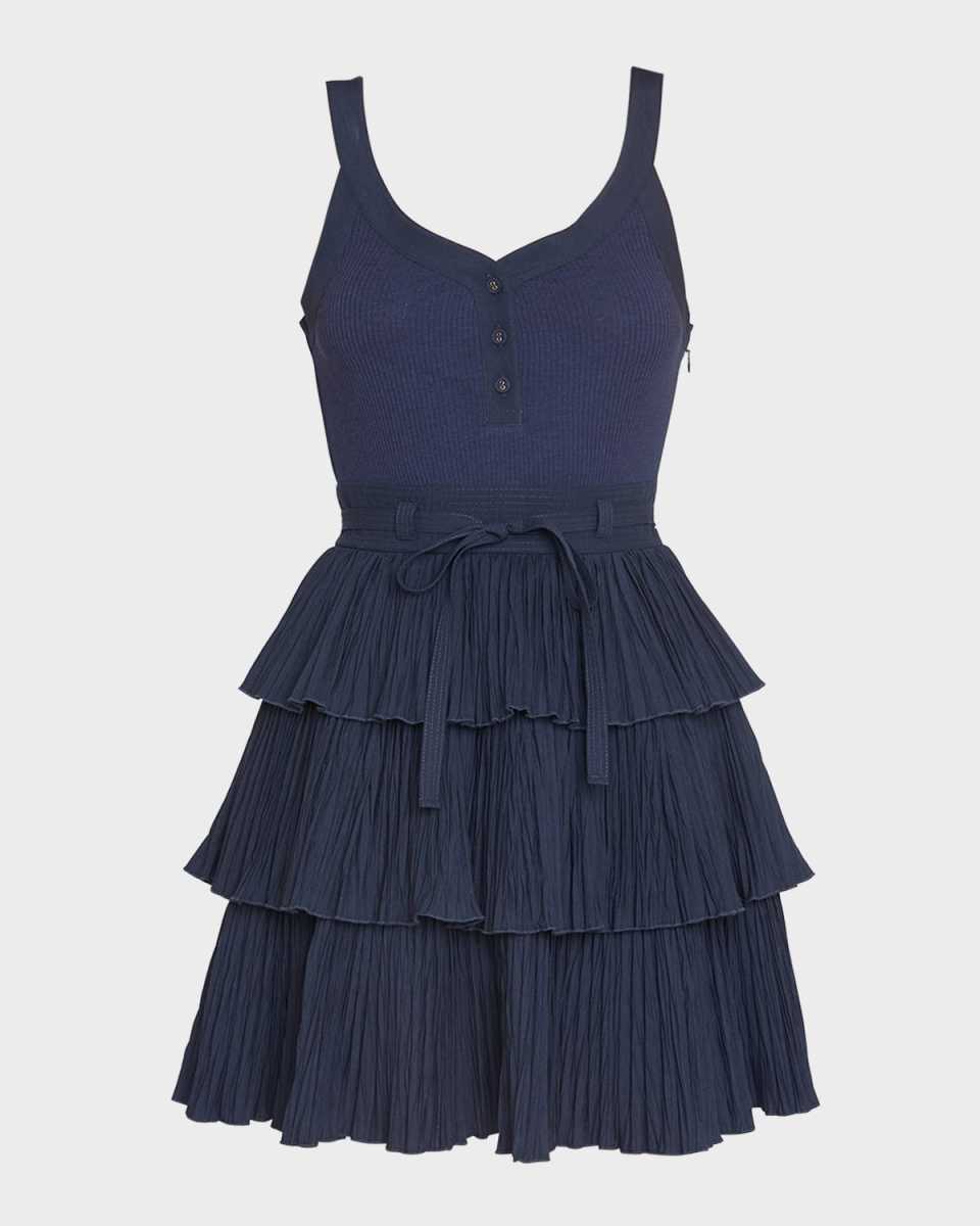 Georgia Tiered Mini Combo Dress